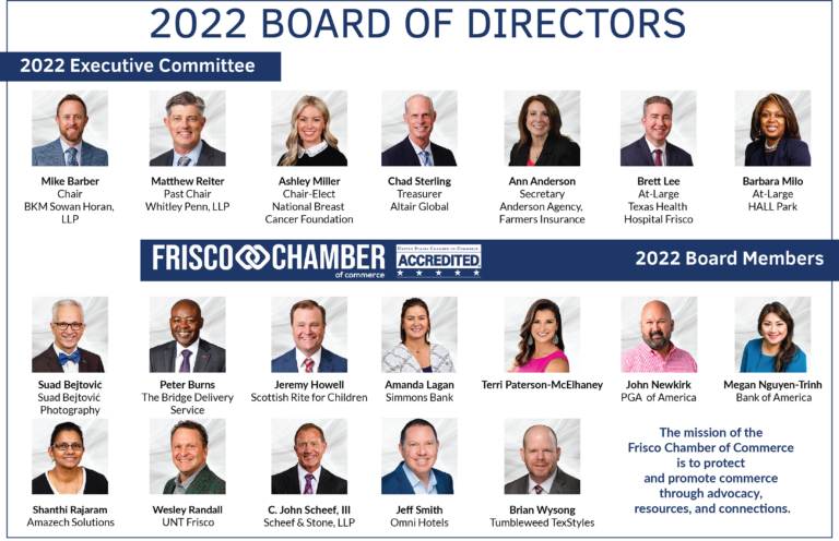 Frisco Chamber Board 2022